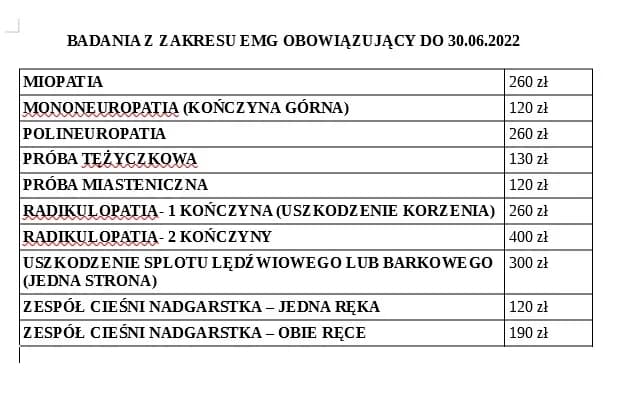 Ile kosztuje badanie EMG prywatnie? Ceny, lokalizacje i promocje w Polsce Ile kosztuje badanie EMG prywatnie? Ceny, lokalizacje i promocje w Polsce